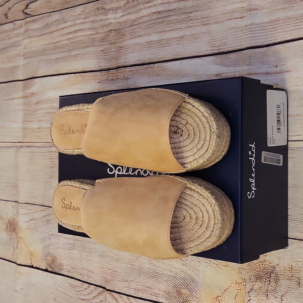 SPLENDID Franci Suede Slides - Size 9